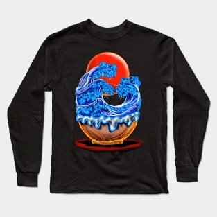 Great Wave Bowl Long Sleeve T-Shirt